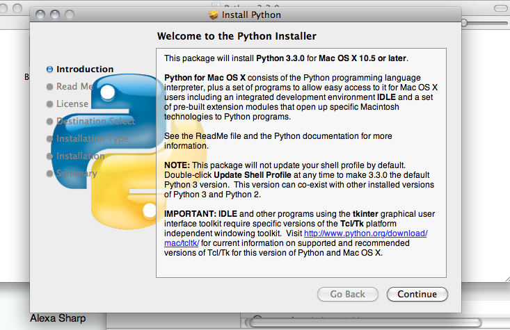 python for mac installation guide